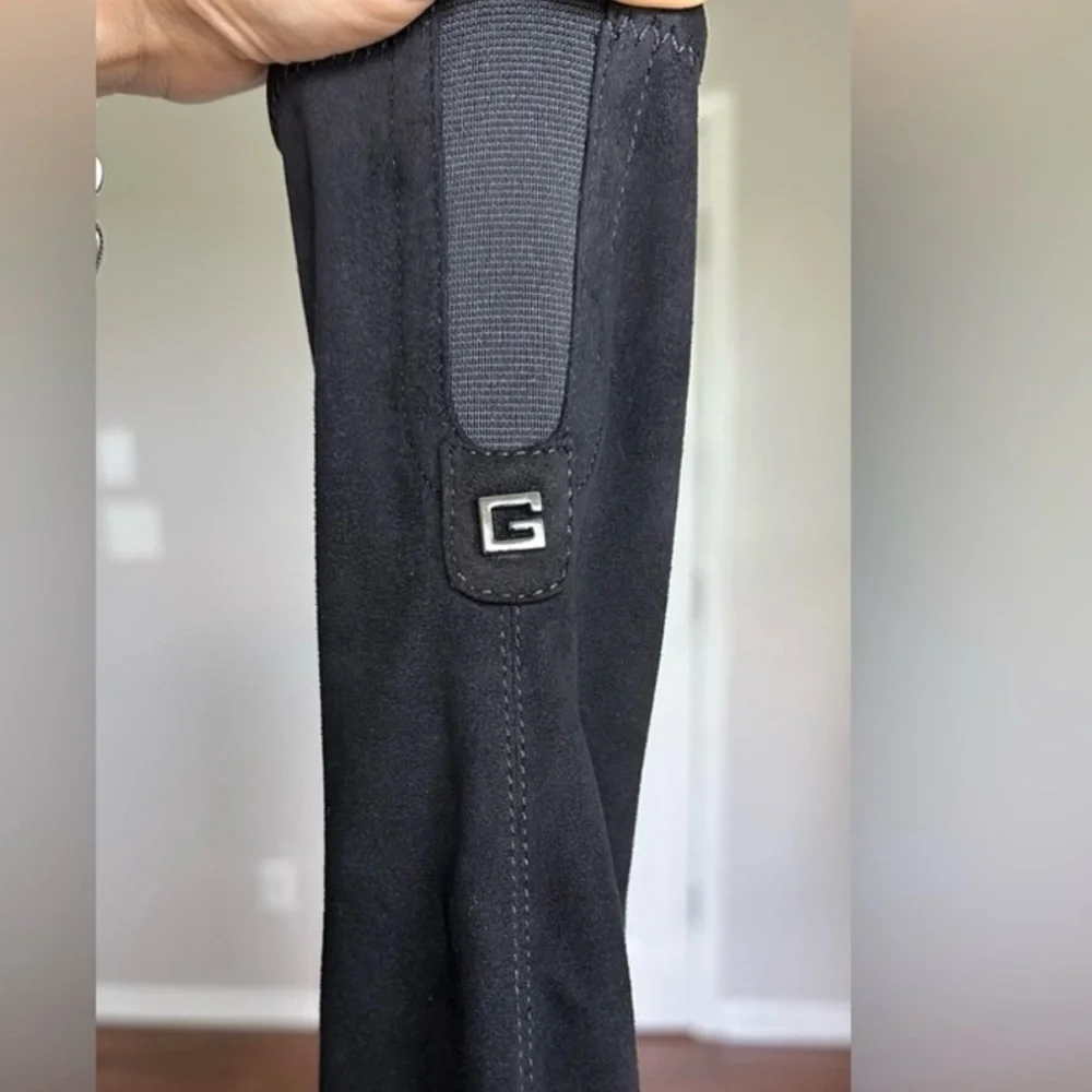 Guess Remont 2  Black Faux Suade Over the Knee Boots